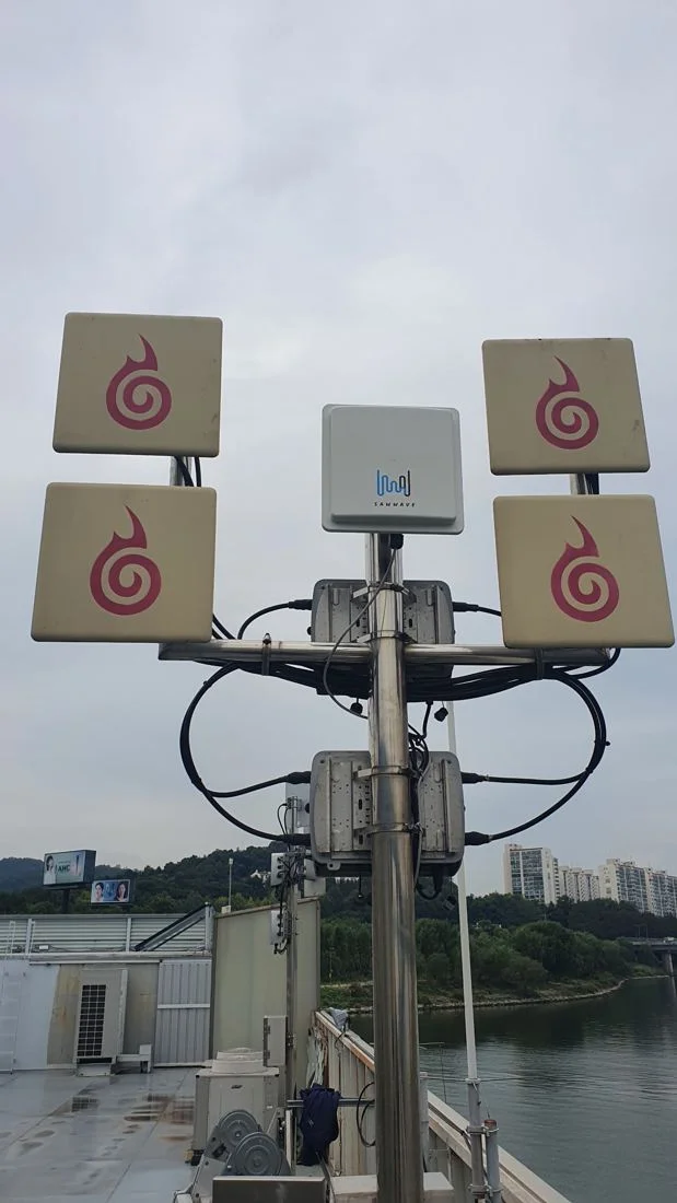 한강 CCTV 무선 전송